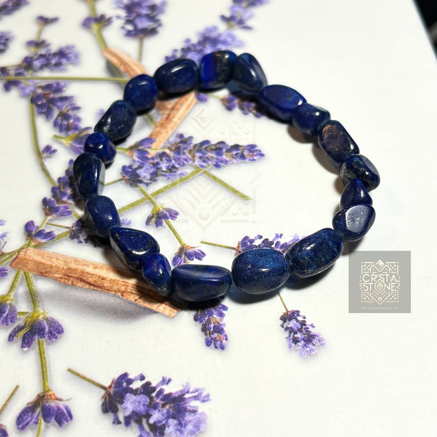 Lazuli Beaded Stretch Bracelet