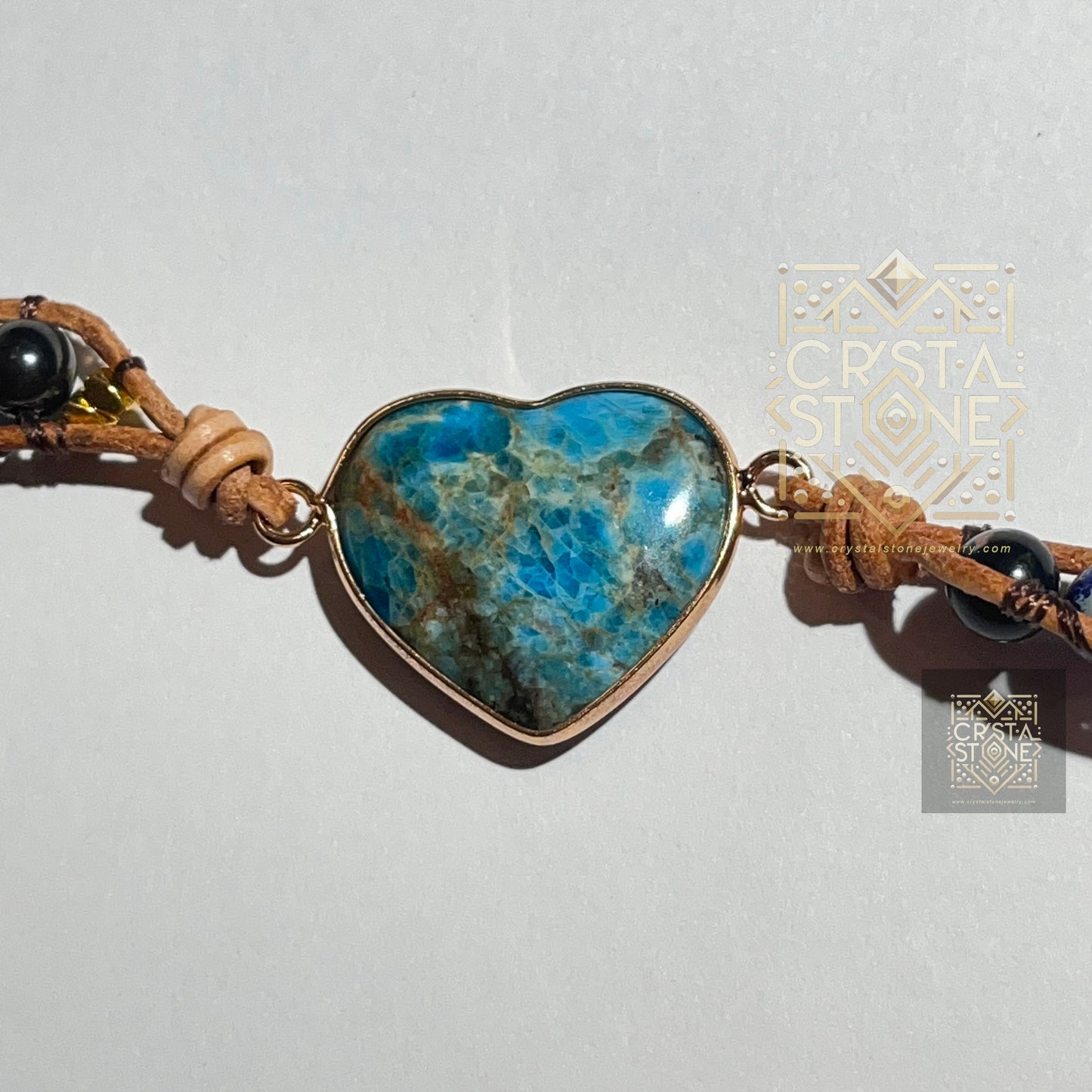 Bohemian Heart Turquoise Wrap Bracelet